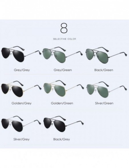 Aviator Sunglasses for men Polarized Sunglasses Classic toad glasses for driving - E - CC18Q06XTTQ $18.87