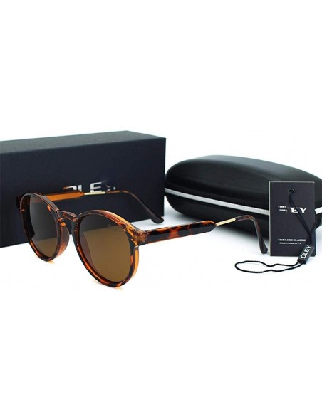 Aviator Round Sunglasses Women Points Men Vintage Black Y7500 C1 Box - Y7500 C4 Box - C018XE0DX28 $12.94