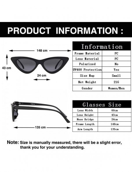 Cat Eye Cat Eye Sunglasses Vintage Mod Style Retro Kurt Cobain Sunglasses - Black& Clear Purple - CU18ZUL6U9N $11.61