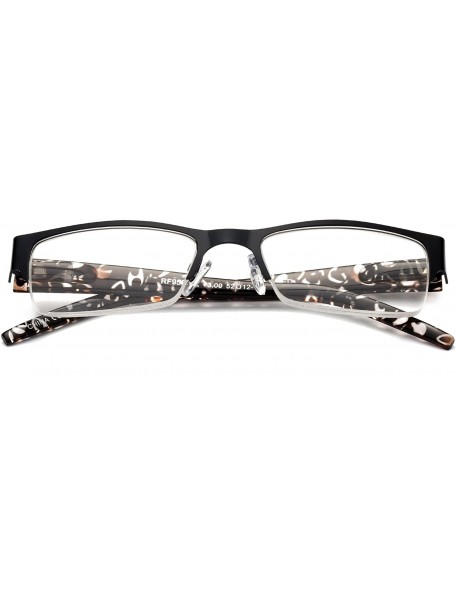 Square "Second" Aluminum Brushed Prescription Ready Clear Lens Rx Frames - Black - C912KRZF2YD $16.65