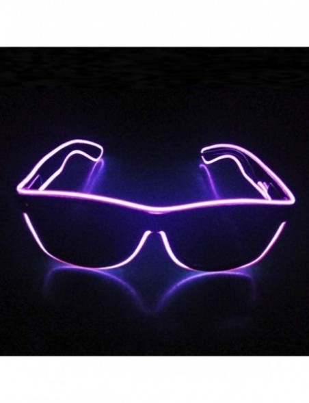 Semi-rimless LED Sunglasses- El LED Club Party Light Up Glasses Eyeglasses Bright Flashing Costumes For Party Halloween - CX1...