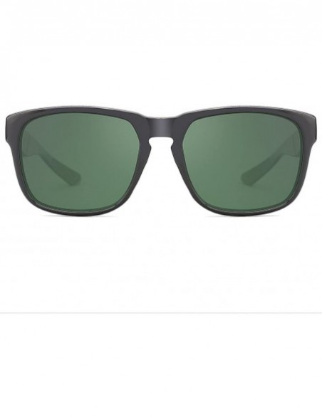 Rectangular Classic Rectangular Polarized Sunglasses Retro Driving Eyewear 100% UV Blocking - Green - C018C0KOCAT $8.77