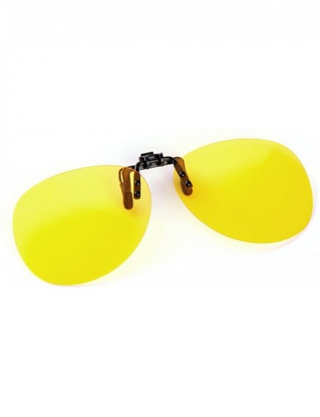 Rectangular Clip On Polarized Sunglasses [Blocking UV] Classic Sun Glasses for Men/Women - 1200y04 - CE12BSJGYA7 $8.95