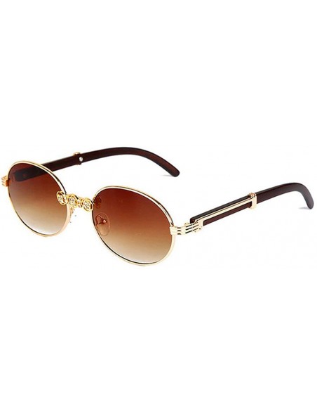 Vintage Diamond Sunglasses Oval Glasses Women Small Retro Hip Hop ...