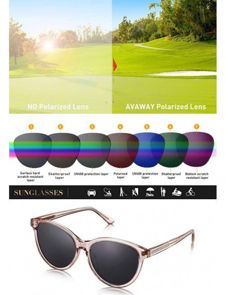 Shield Women's Polarized Sunglasses 100% UV Protection Safety Glasses with Delicate Acetate Frame - CM1935SQD30 $28.01