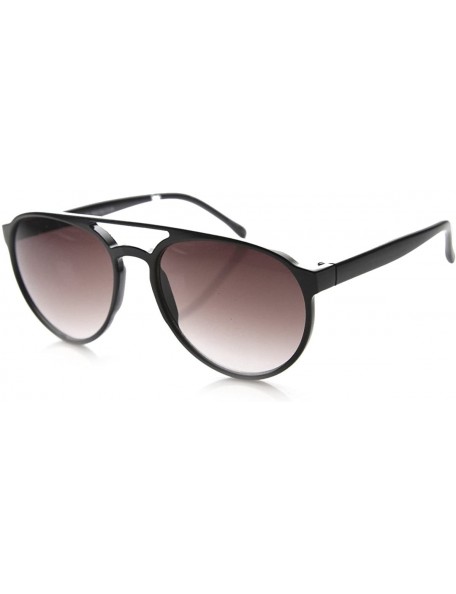 Aviator Thin Crafted Retro Plastic Aviator Sunglasses - Matte-black Lavender - CO11XUNSWVZ $12.23