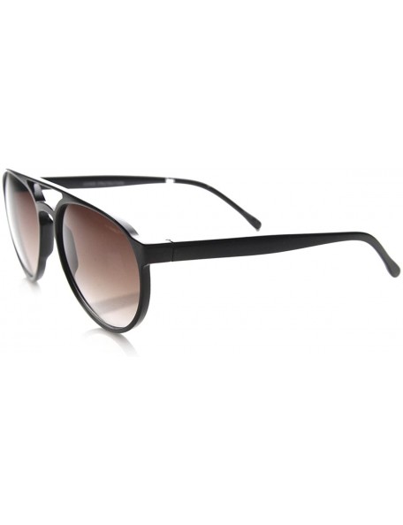 Aviator Thin Crafted Retro Plastic Aviator Sunglasses - Matte-black Lavender - CO11XUNSWVZ $12.23