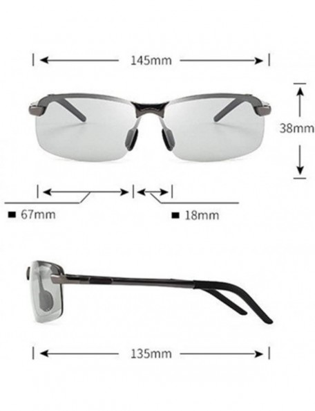 Shield Polarized Sunglasses Glasses Driving Metal Frame Unbreakable - 100% UV (Color 1-1) - 43831 - C6199UH2H63 $20.87