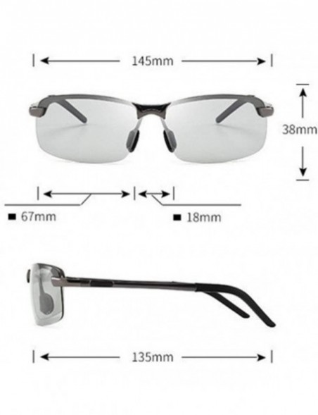 Shield Polarized Sunglasses Glasses Driving Metal Frame Unbreakable - 100% UV (Color 1-1) - 43831 - C6199UH2H63 $20.87