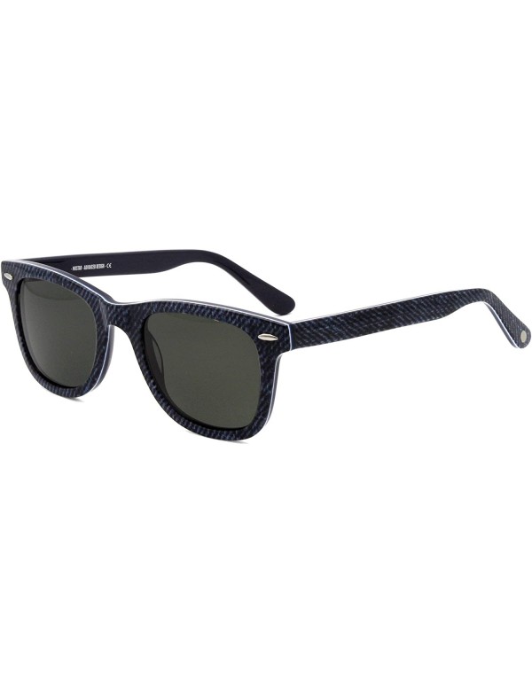 Square Men women square shape cowboy design sunglasses UV400 Protection - Blue - CS18LYQNDI9 $24.56