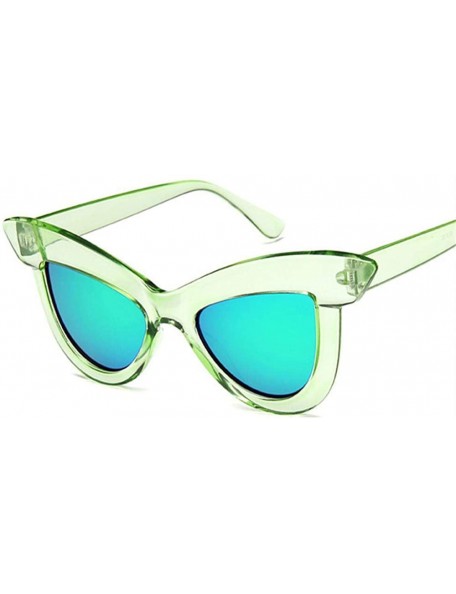 Butterfly Oversized Sunglasses Women Fashion Retro Butterfly Sunglass Brand C6Green - C4red - C818YZUD8XU $11.47