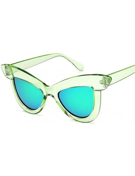 Butterfly Oversized Sunglasses Women Fashion Retro Butterfly Sunglass Brand C6Green - C4red - C818YZUD8XU $11.47