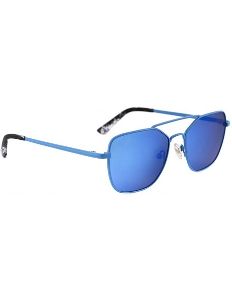 Sport Polarized Sunglasses for Women Men UV400 Protection Sun Glasses Classic Metal Frame - Blue - C6196SWDETQ $15.41