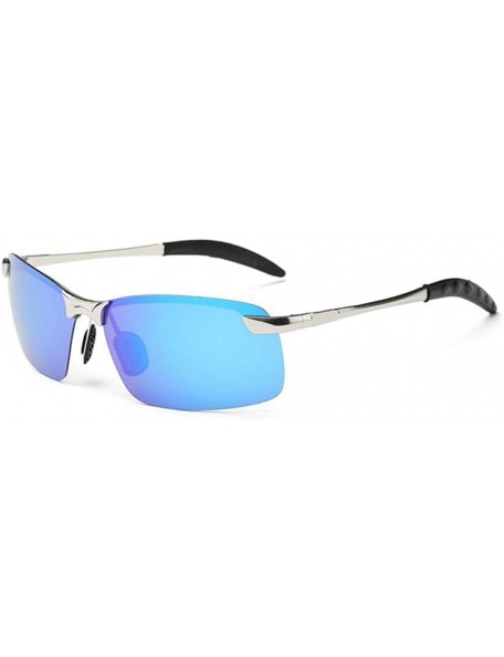 Aviator Sun Glasses Classic Retro Metal Frameless Men's Polarized UV400 Drive 8 - 7 - CV18YQU3TOW $12.28