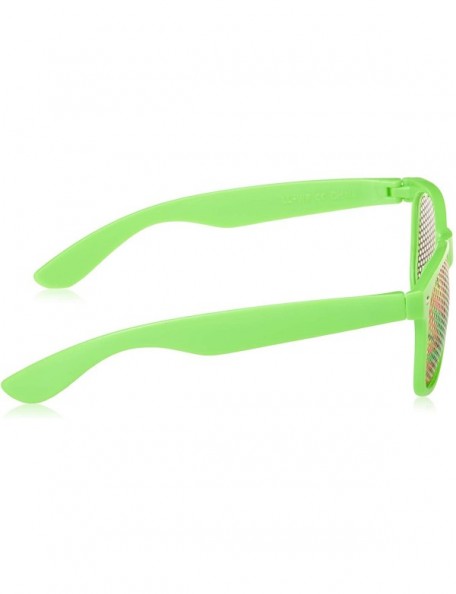 Wayfarer Weed Sunglasses - Funny Wayfarer Shades - Green Leaf Glasses - C112BV4A93R $10.08