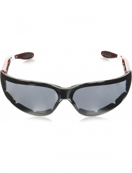 Sport Shield Sunglasses - Red Frame/Smoked Lens - CQ112D6PD1R $11.34