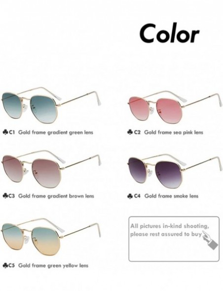 Oval 2018 Vintage Er Square Sunglasses Women Men E Retro Driving Mirror Sun Glasses Female Male - Gold W Smoke - CG198AH69CR ...