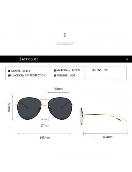 Oversized Oversized Sunglasses for Women UV400 Outdoor Sun Protection Mirroed Glasses-- Black - CM18QRS5L2I $12.01