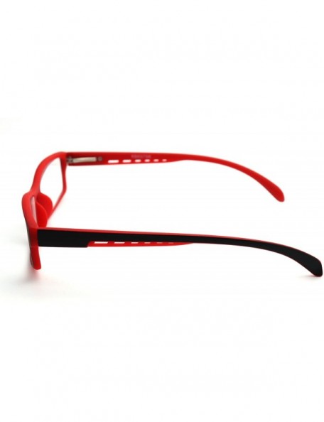 Rimless 6904 SECOND GENERATION Semi-Rimless Flexie Reading Glasses NEW - Z4 Matte Black Red 2 Tone - CQ18EWTIXS6 $18.47