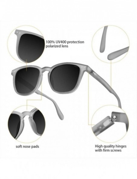 Square Polarized Sunglasses for Women - Square Polarized Sunglasses Unisex Fashion Glasses UV400 Protection - CE18SHK4HY2 $27.03