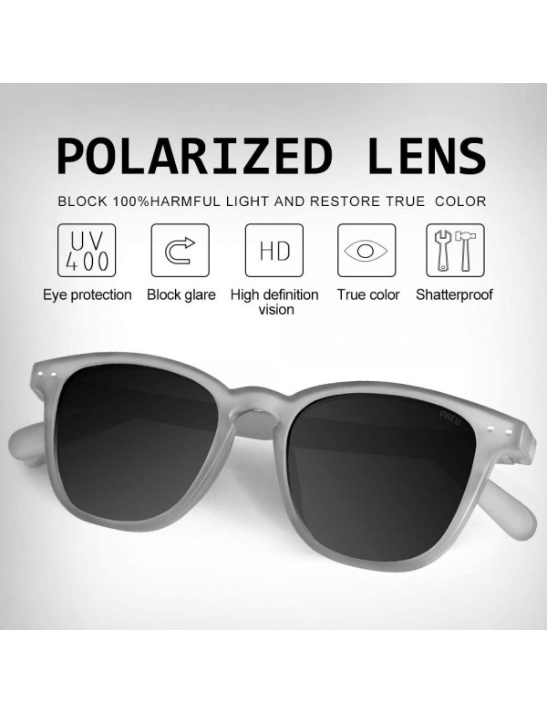 Polarized Sunglasses for Women - Square Polarized Sunglasses Unisex ...