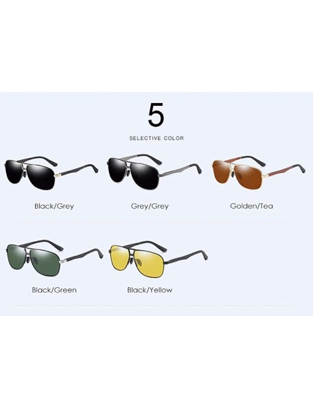 Aviator Polarized Sunglasses Wholesale Polarized Sunglasses Antiglare Polarized Driving Sunglasses - C - CS18QO3XWHE $35.03